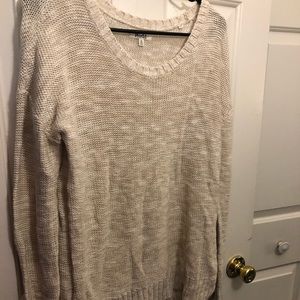 Cream sweater
